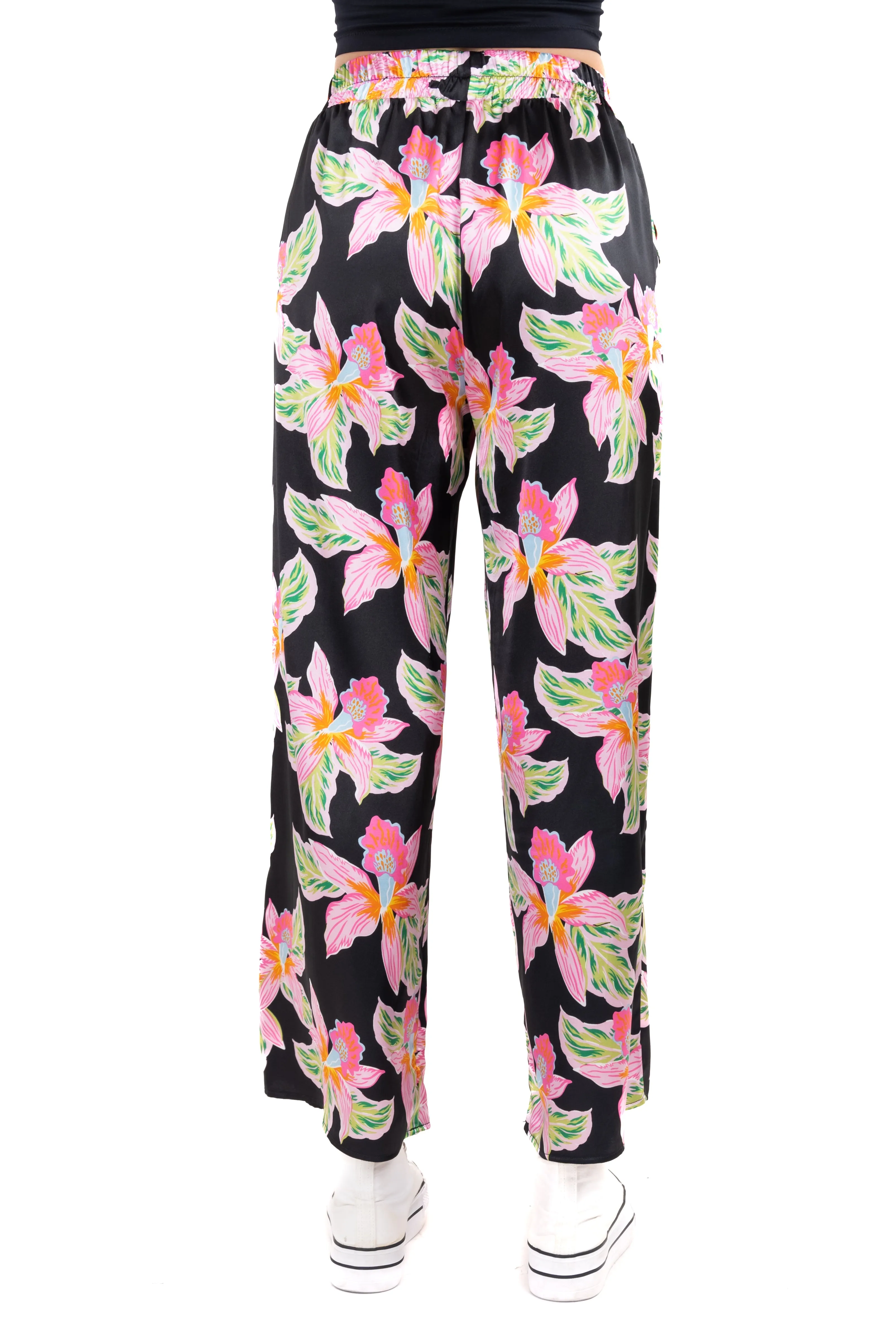 Pantalón amplio estampado flores sold by Shasa product image thumbnail 4