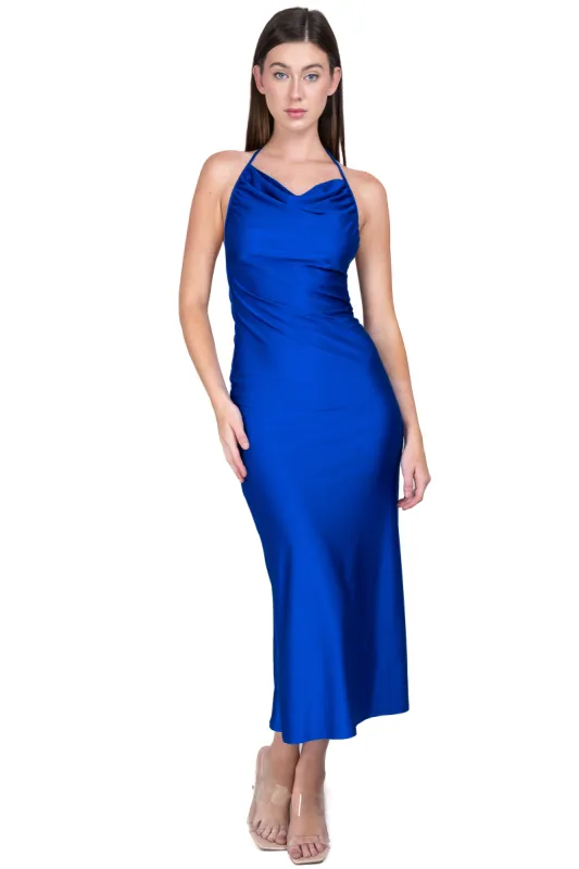 Vestido maxi bodycon fruncido sold by Shasa