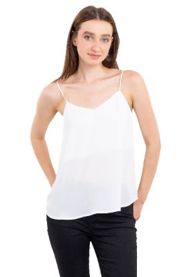 Blusa tirantes delgados lisa sold by Shasa