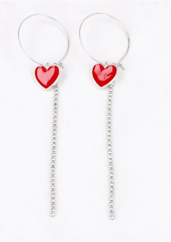 Arracadas Corazon Brillos sold by Shasa