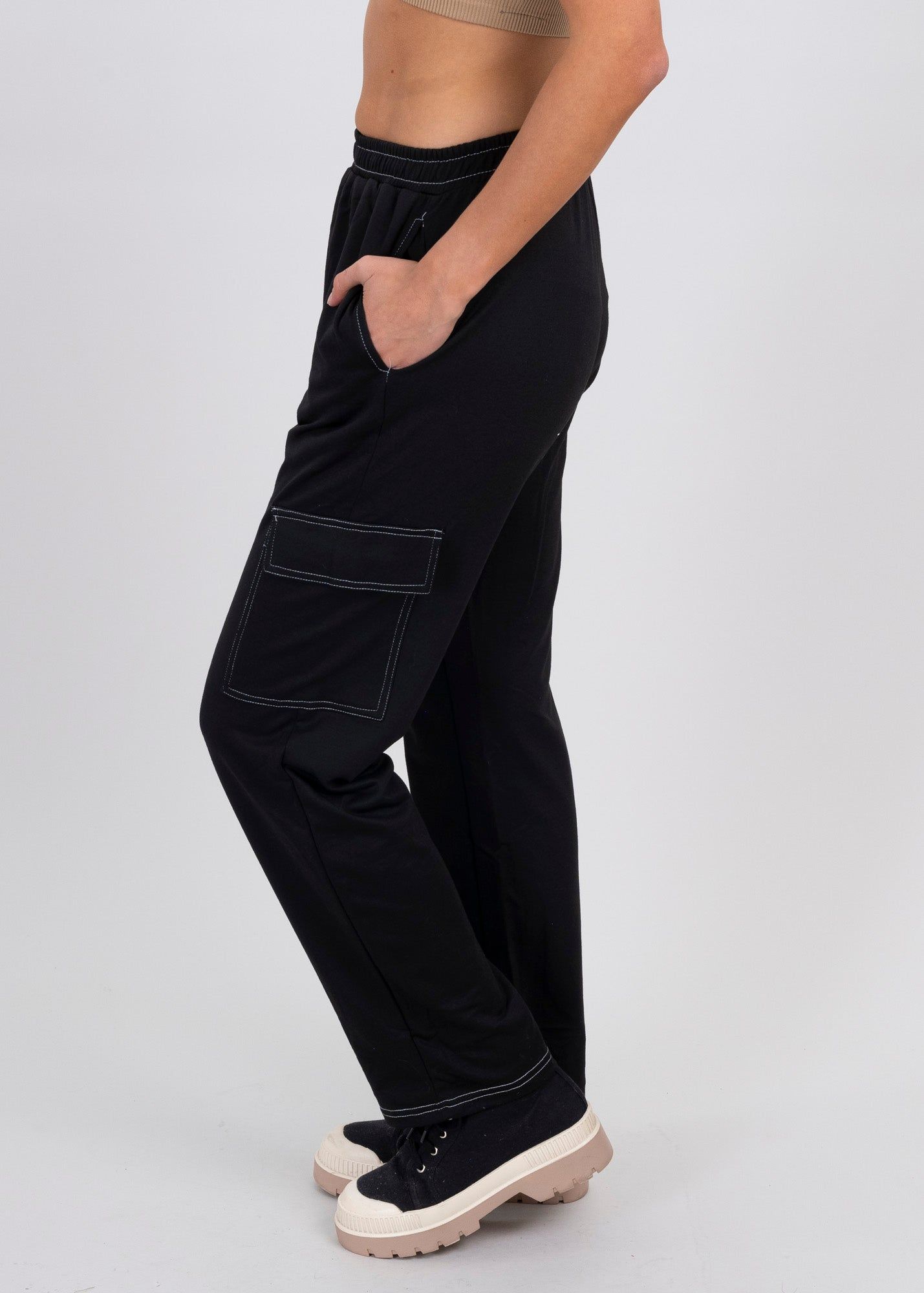 Pantalón Cargo Liso Costuras sold by Shasa product image thumbnail 3