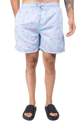 Traje de baƱo flamingos sold by Shasa