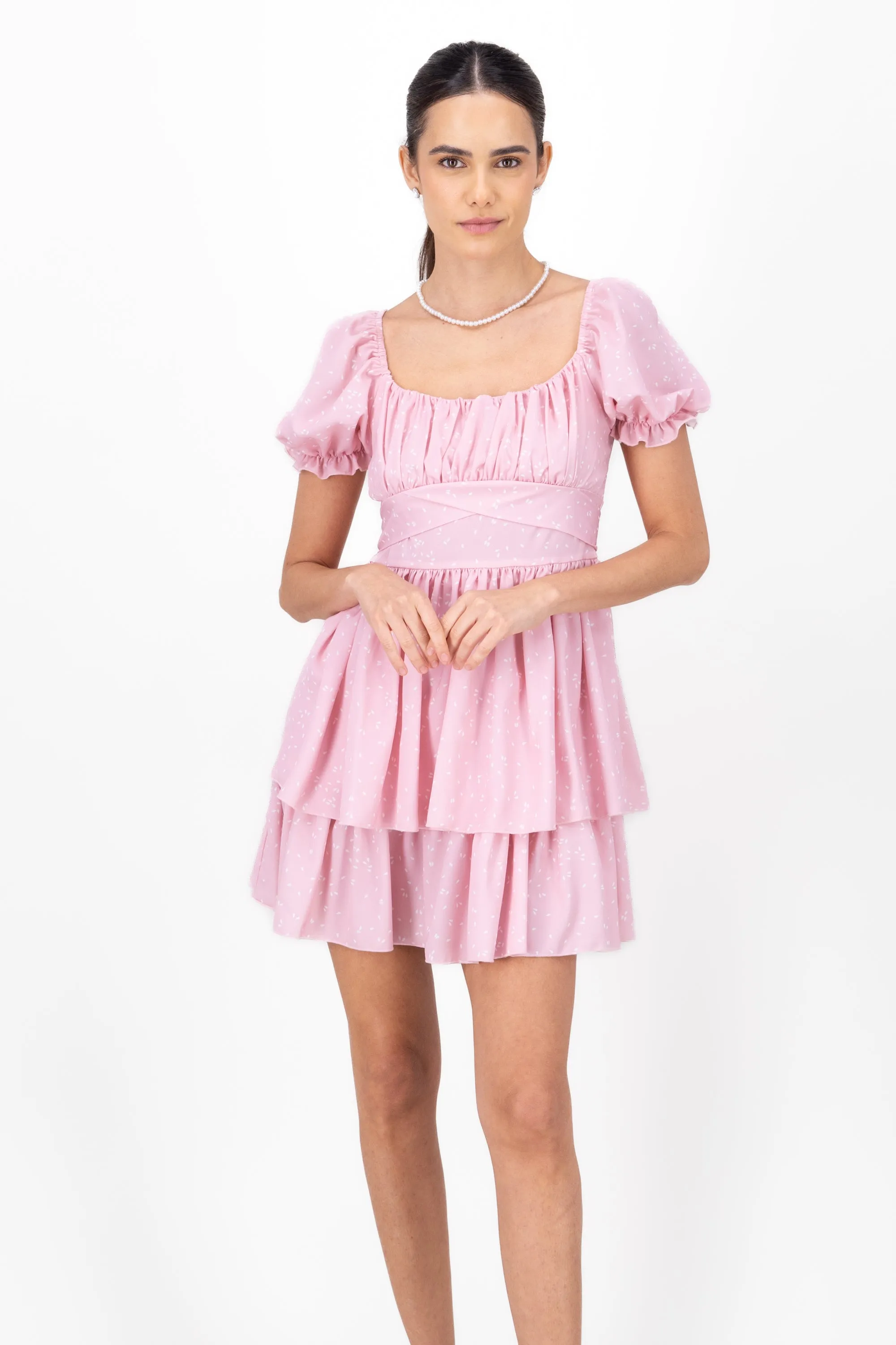 Vestido Mini Manga Abullonada sold by Shasa product image thumbnail 2