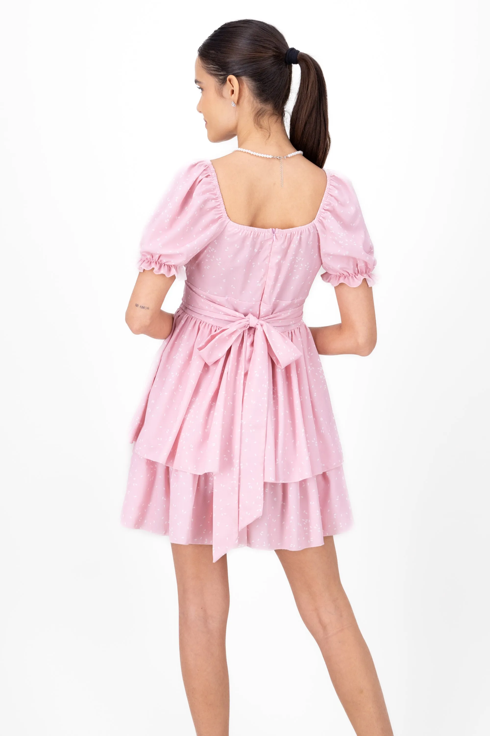 Vestido Mini Manga Abullonada sold by Shasa product image thumbnail 4