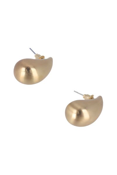 Aretes gota metálica mate sold by Shasa product image thumbnail 4