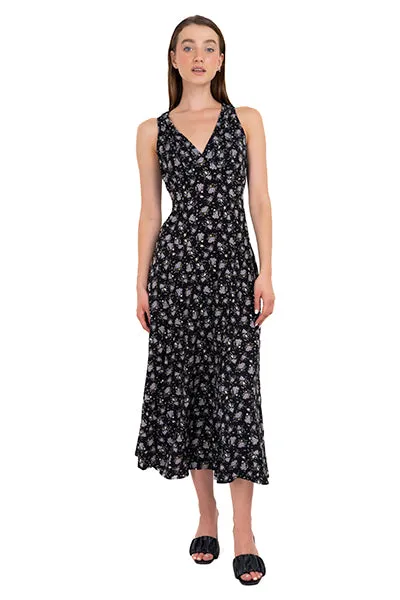 Vestido maxi flores escote cruzado sold by Shasa product image thumbnail 2