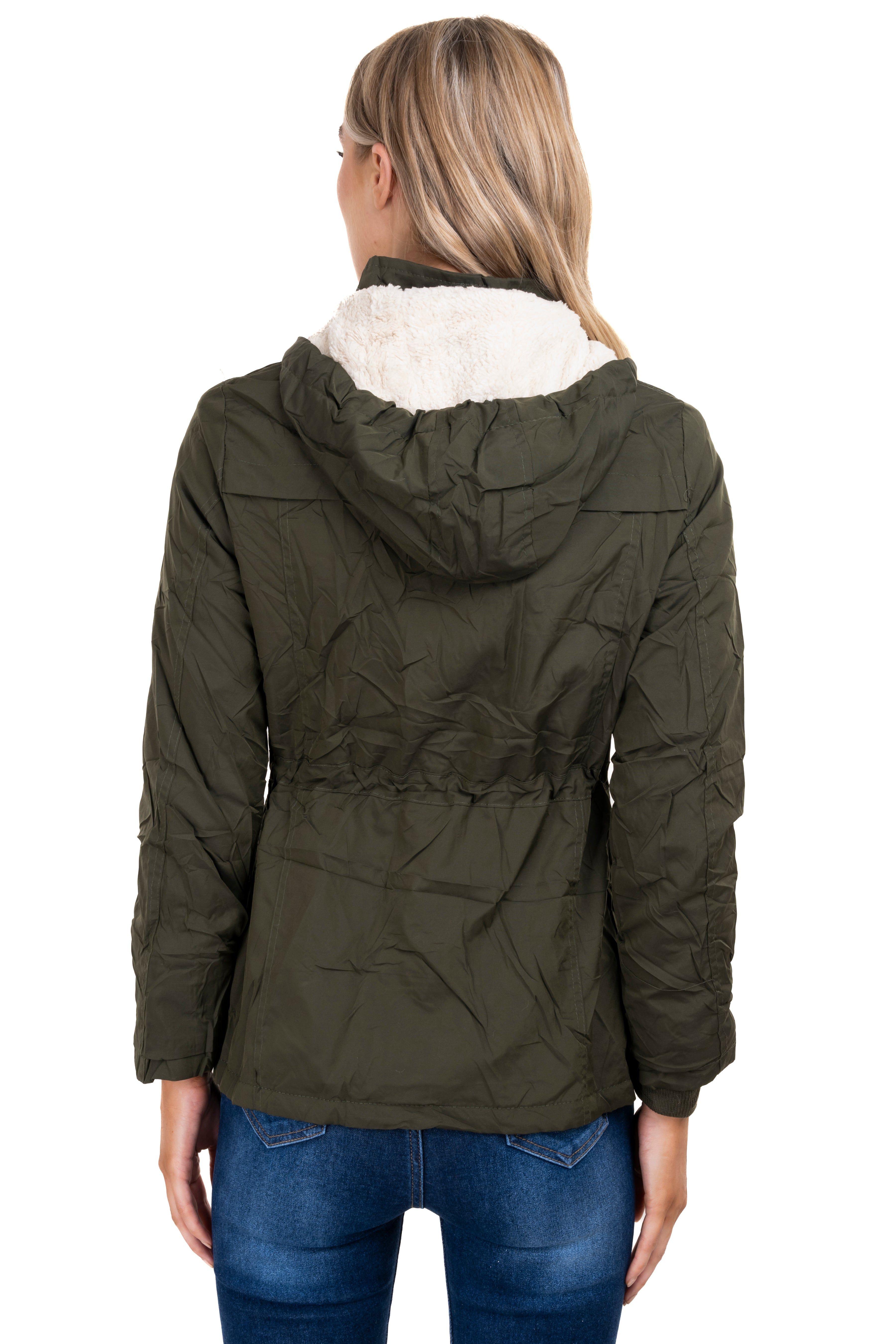 Gabardina bolsillos capucha sherpa sold by Shasa product image thumbnail 4