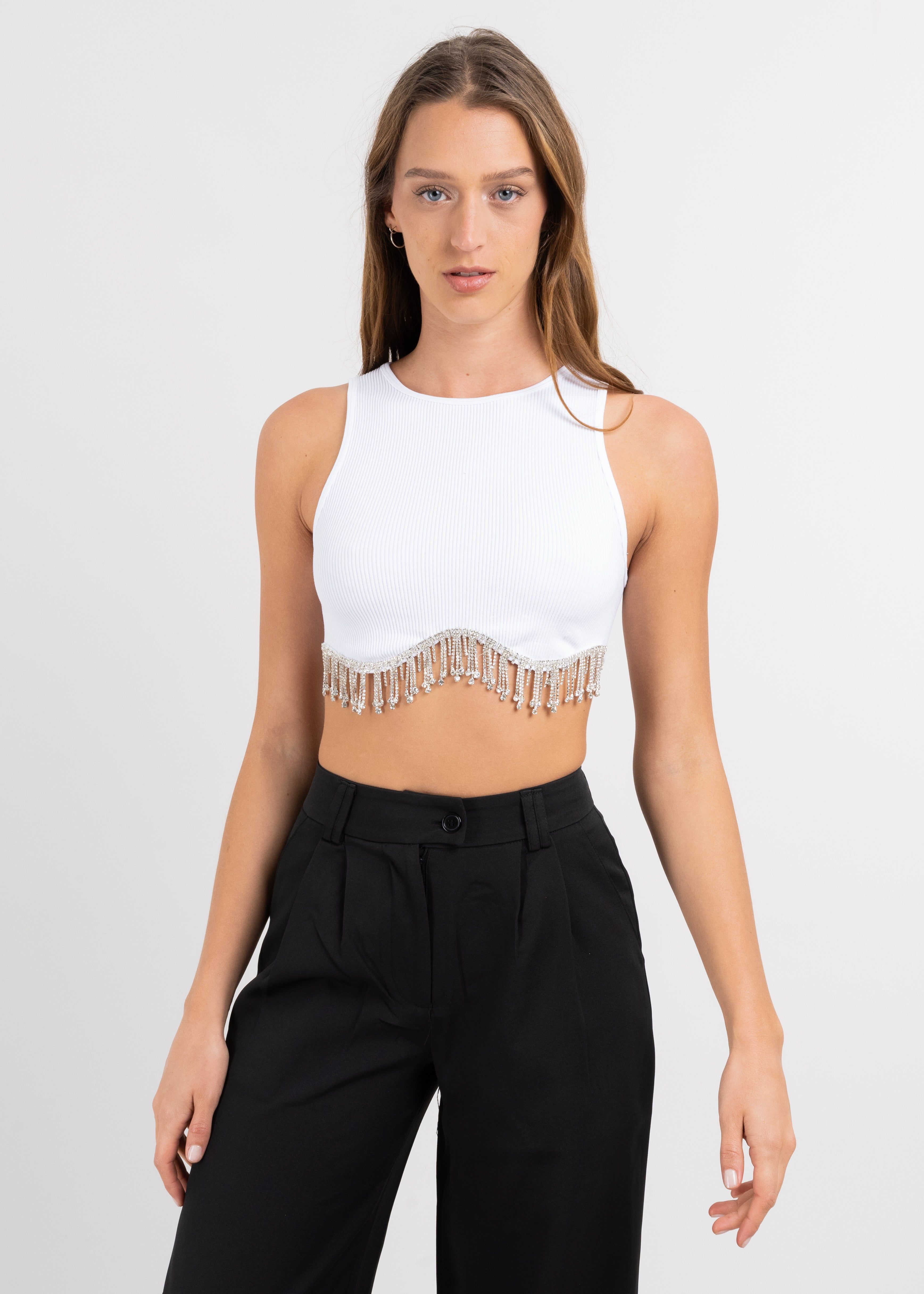 Top tank rib flecos brillos sold by Shasa product image thumbnail 2