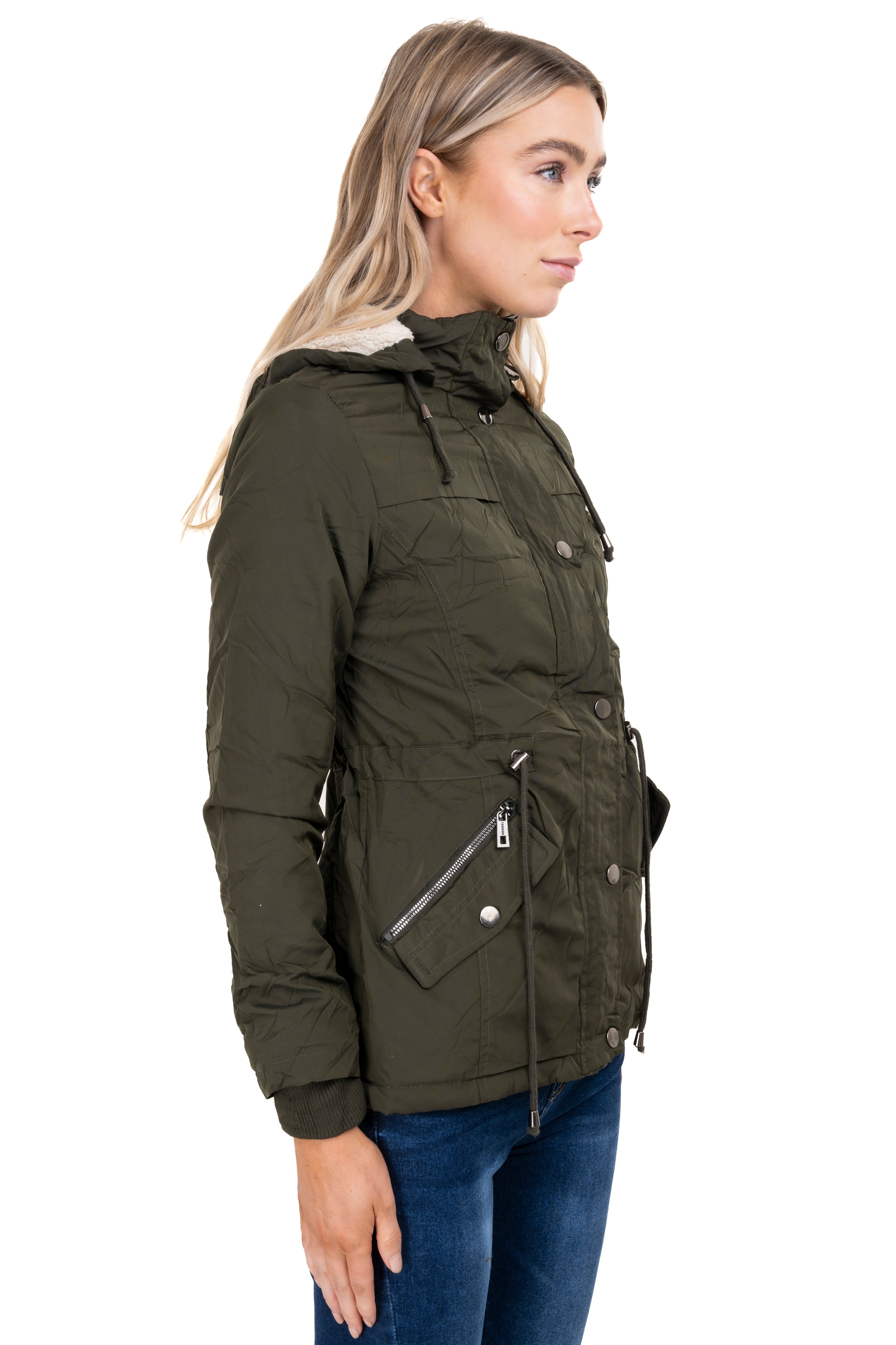 Gabardina bolsillos capucha sherpa sold by Shasa product image thumbnail 3