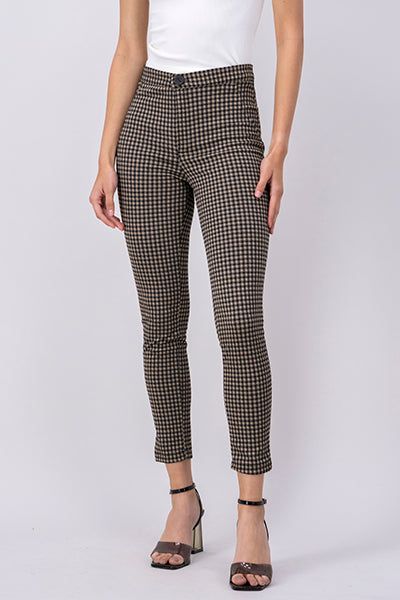 Pantalón skinny cuadros botón sold by Shasa product image thumbnail 2