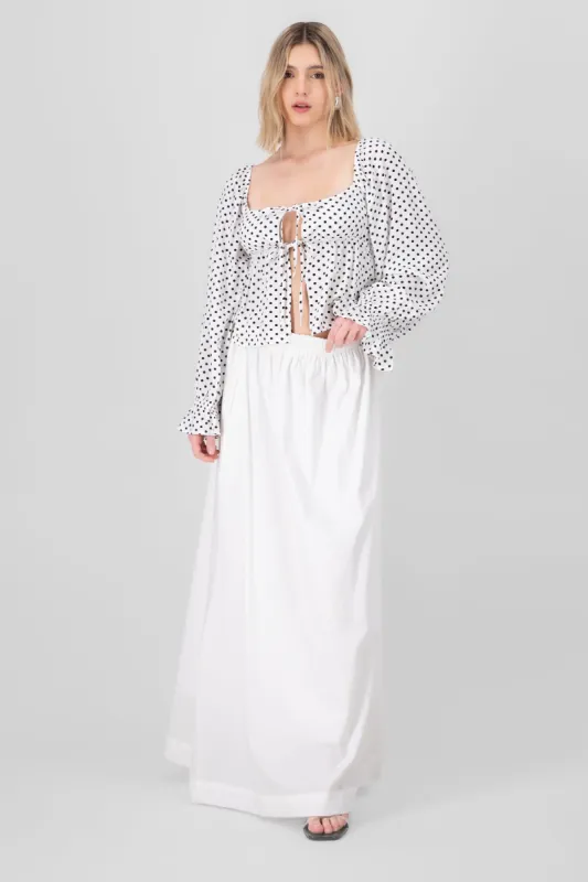 Falda maxi popelina con resorte Hypsters sold by Shasa