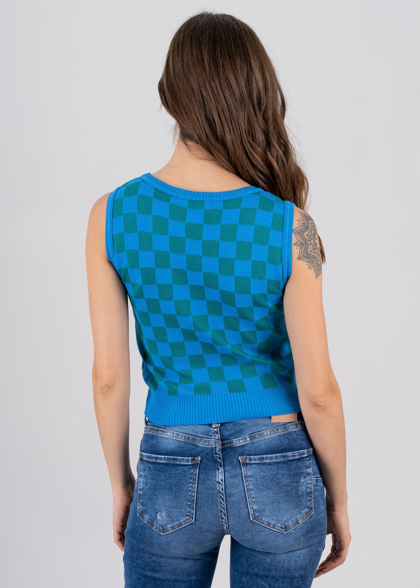 Chaleco punto ajedrez sold by Shasa product image thumbnail 4