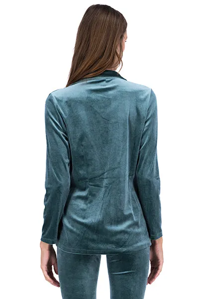 Blazer velvet bolsillos solapa sold by Shasa product image thumbnail 4