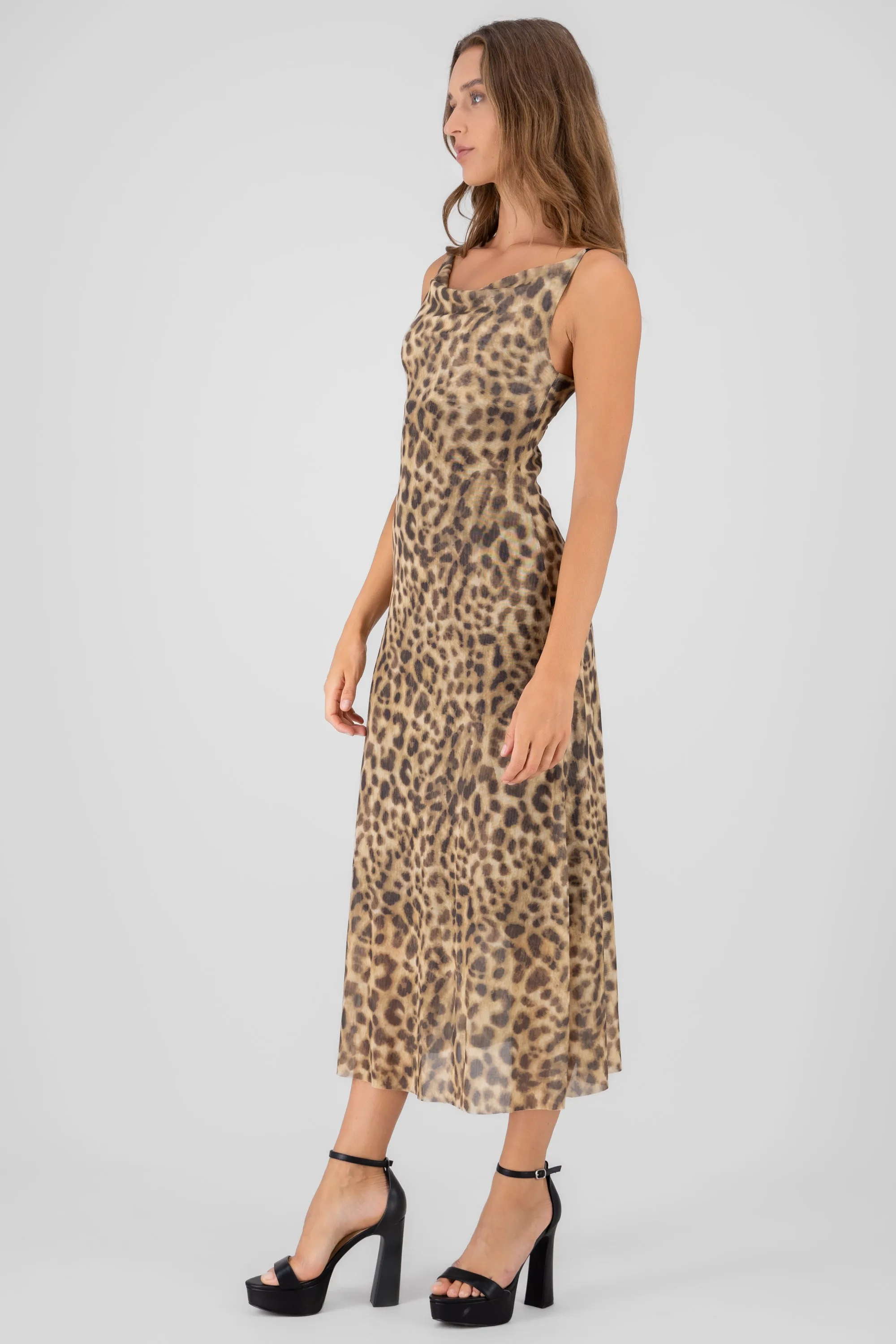 Vestido mesh estampado animal print sold by Shasa product image thumbnail 3