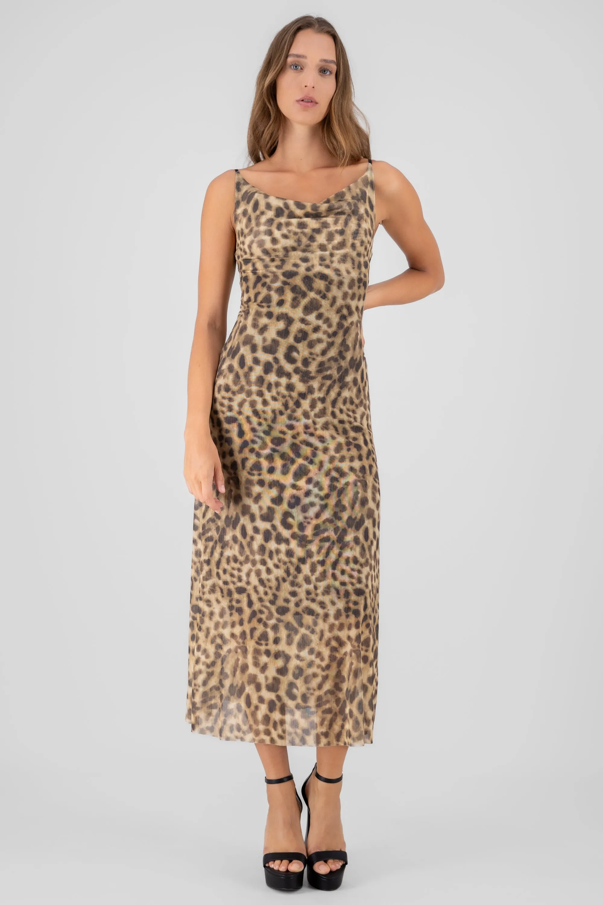 Vestido mesh estampado animal print sold by Shasa product image thumbnail 2