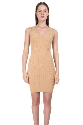Vestido Mini Bodycon Acanalado sold by Shasa