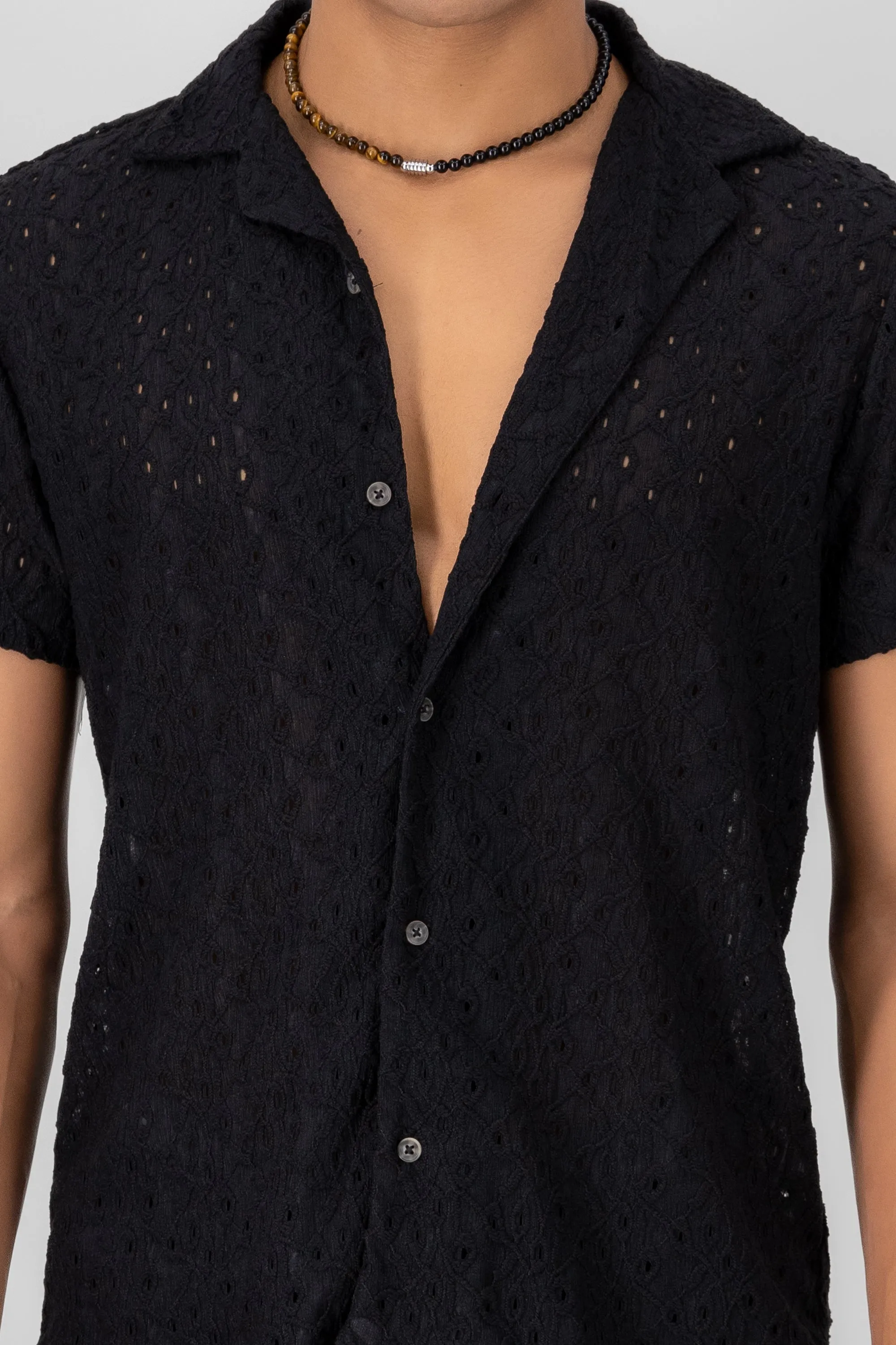 Camisa textura crochet sold by Shasa product image thumbnail 5