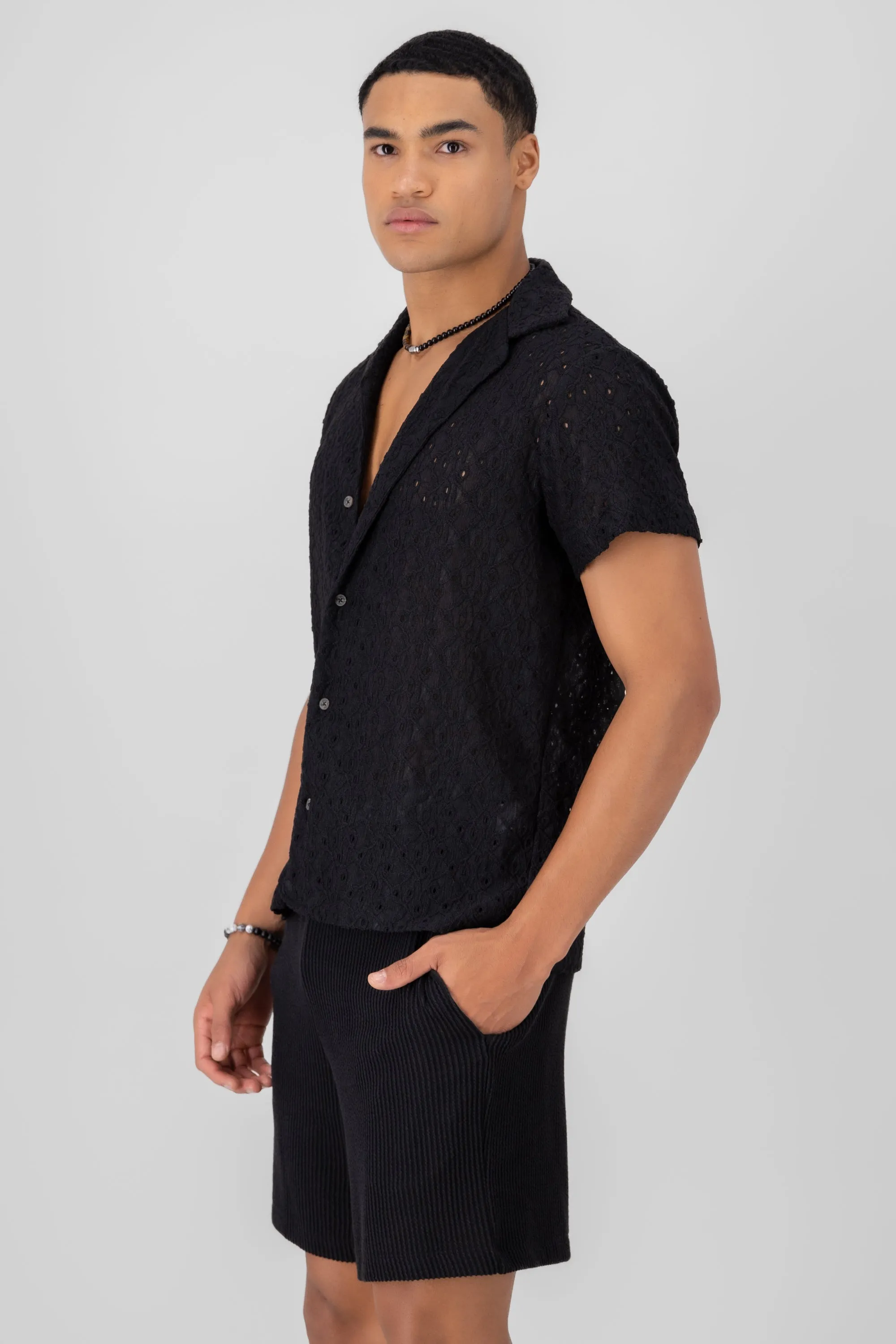 Camisa textura crochet sold by Shasa product image thumbnail 3