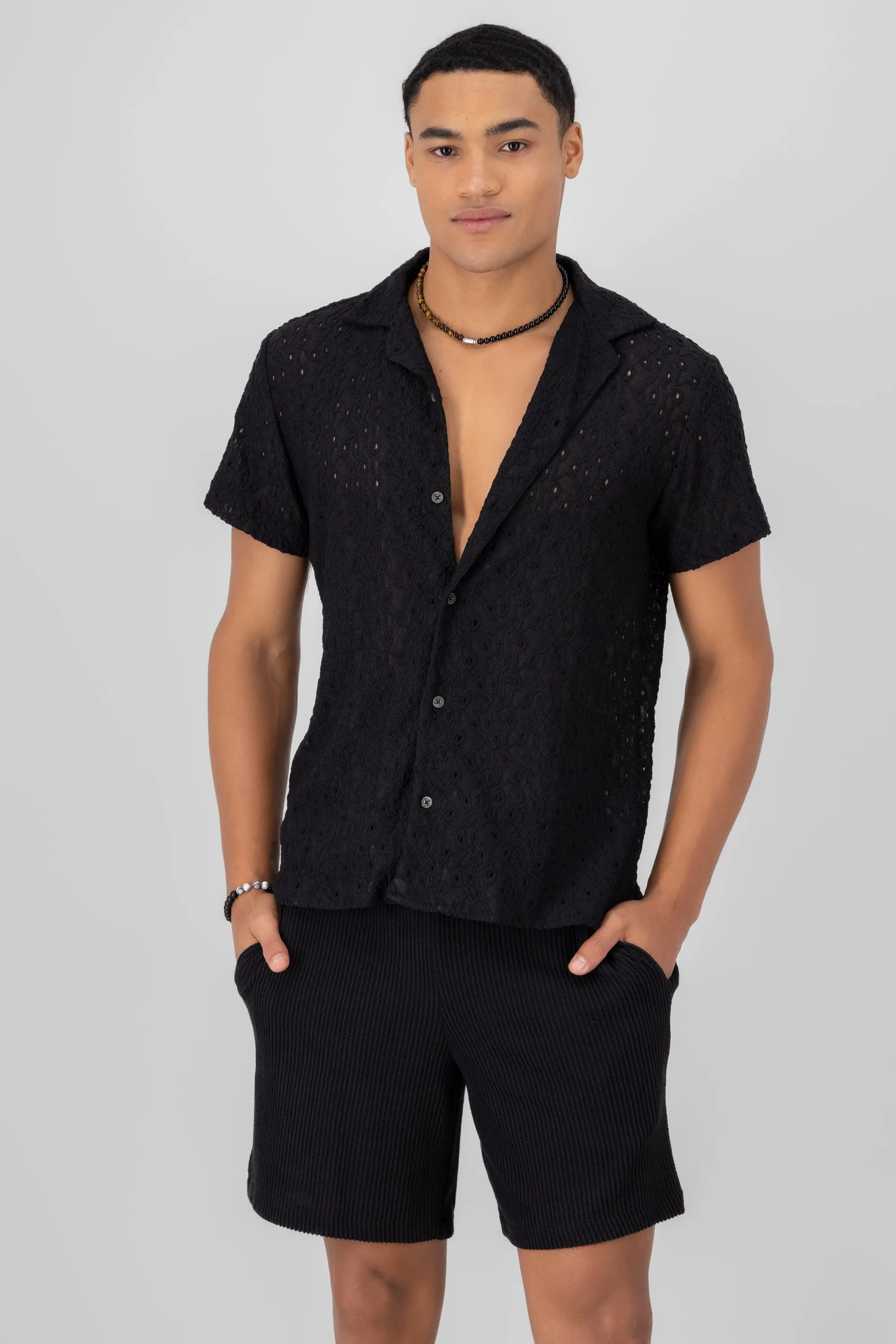 Camisa textura crochet sold by Shasa product image thumbnail 2