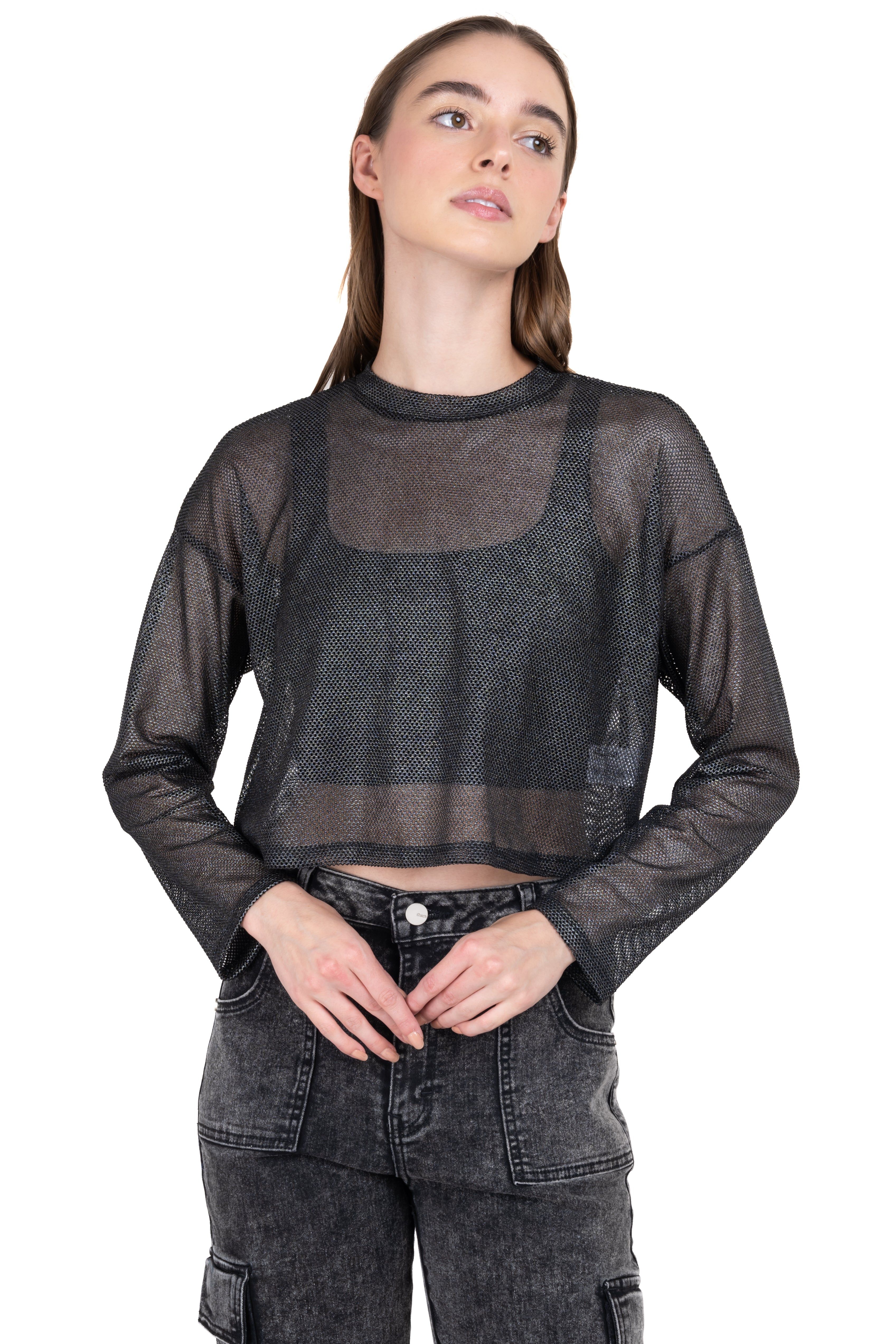 Top red manga larga brillos sold by Shasa