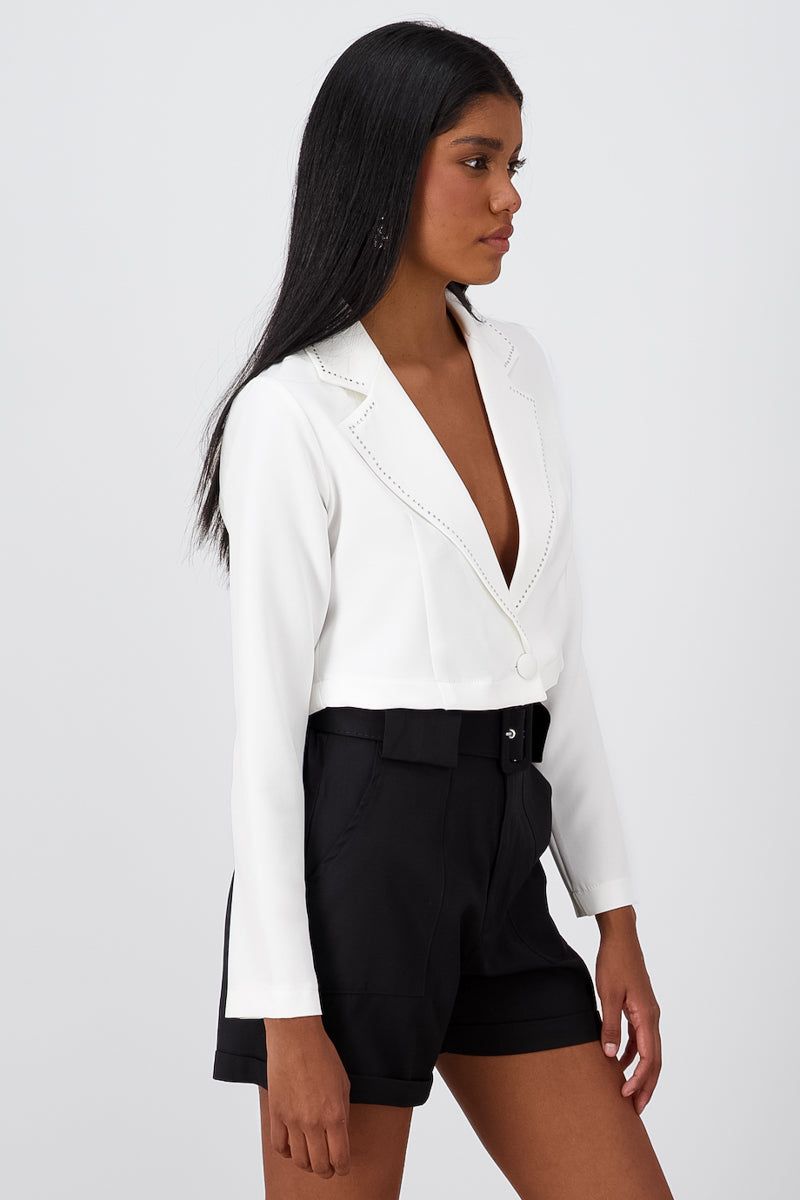 Saco crop aplicaciones brillos sold by Shasa product image thumbnail 3