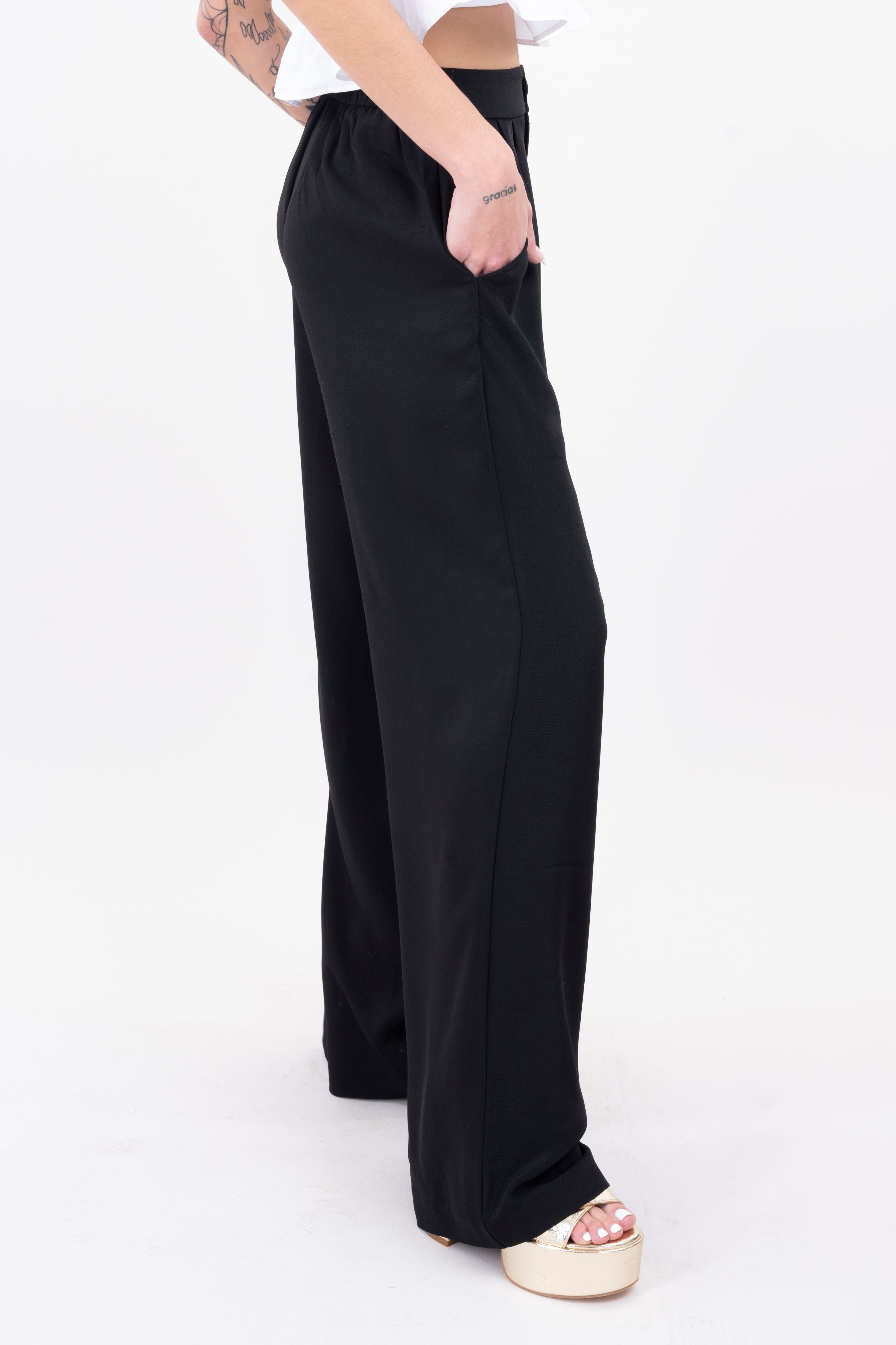 Pantalón amplio liso botón sold by Shasa product image thumbnail 3