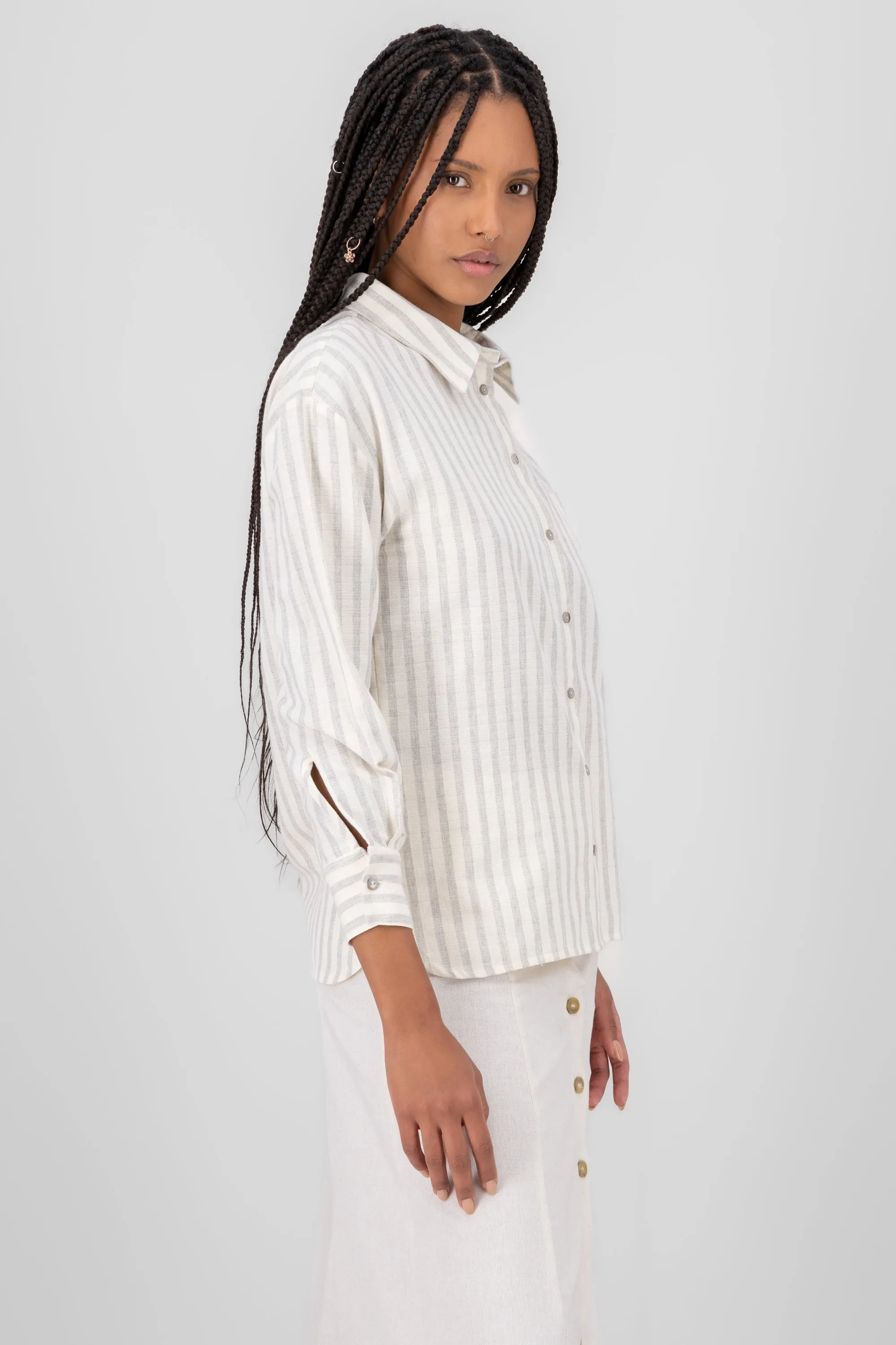 Camisa rayas manga larga sold by Shasa product image thumbnail 3