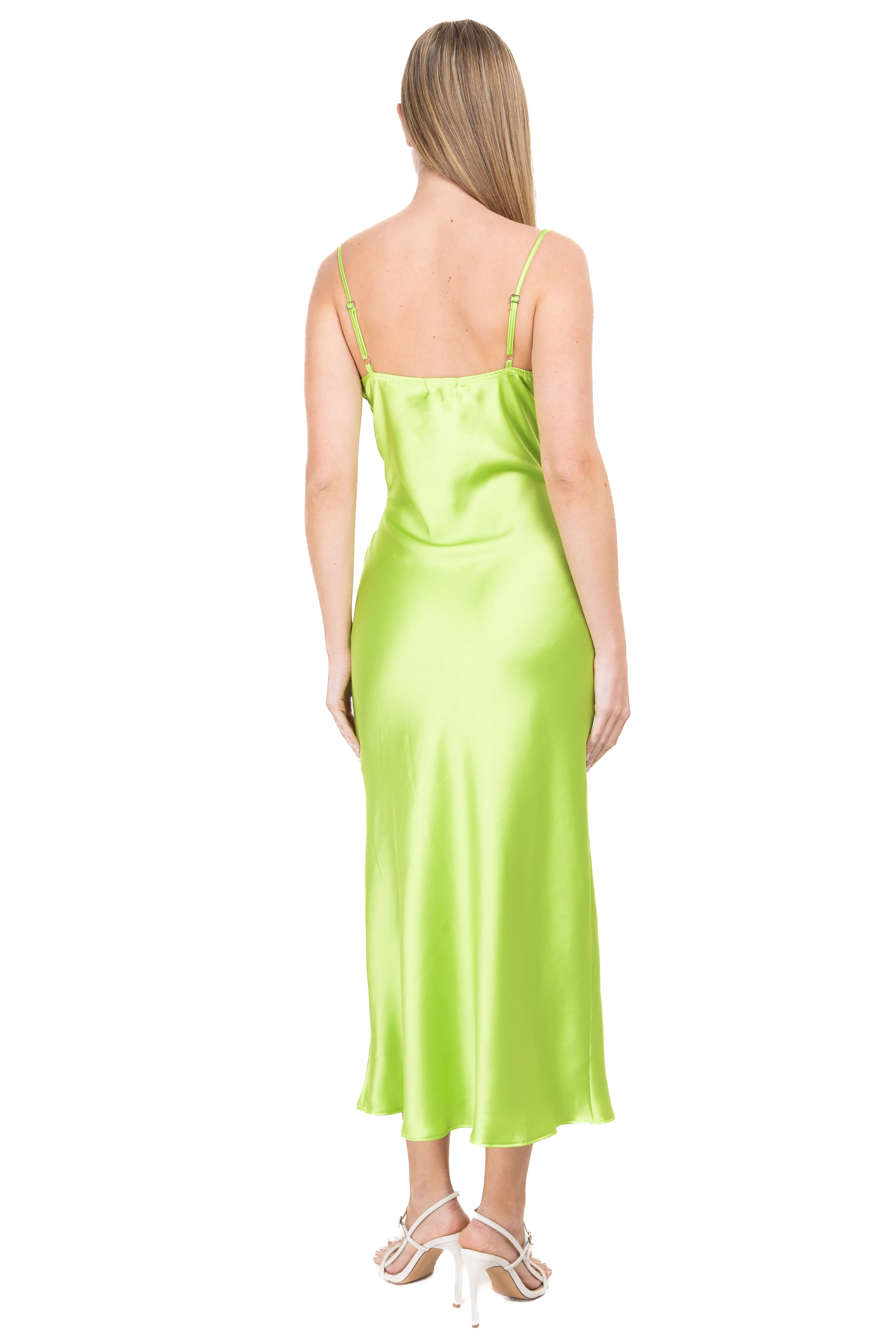Vestido midi tirantes satín sold by Shasa product image thumbnail 4