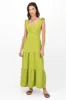 Vestido maxi detalle olanes sold by Shasa