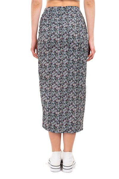 Falda midi abertura fruncido sold by Shasa product image thumbnail 4