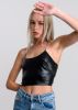 Top efecto piel tirantes cadenas sold by Shasa