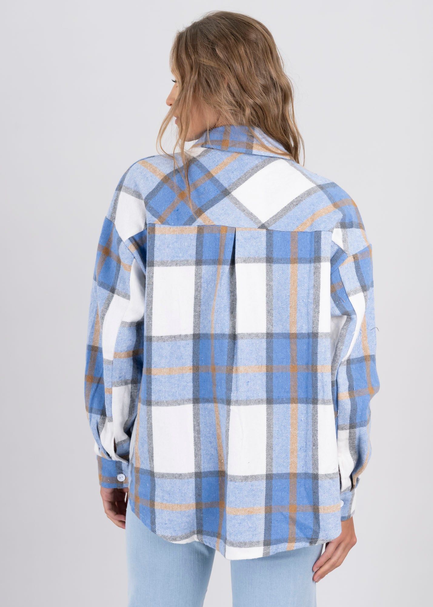 Shacket tweed cuadros multicolor sold by Shasa product image thumbnail 4