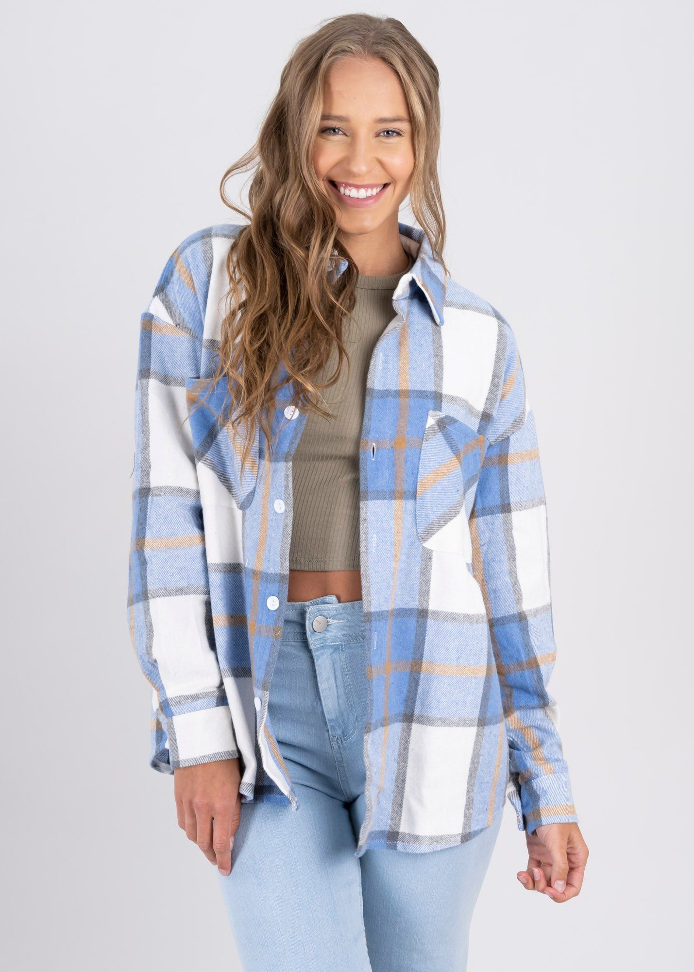 Shacket tweed cuadros multicolor sold by Shasa product image thumbnail 5