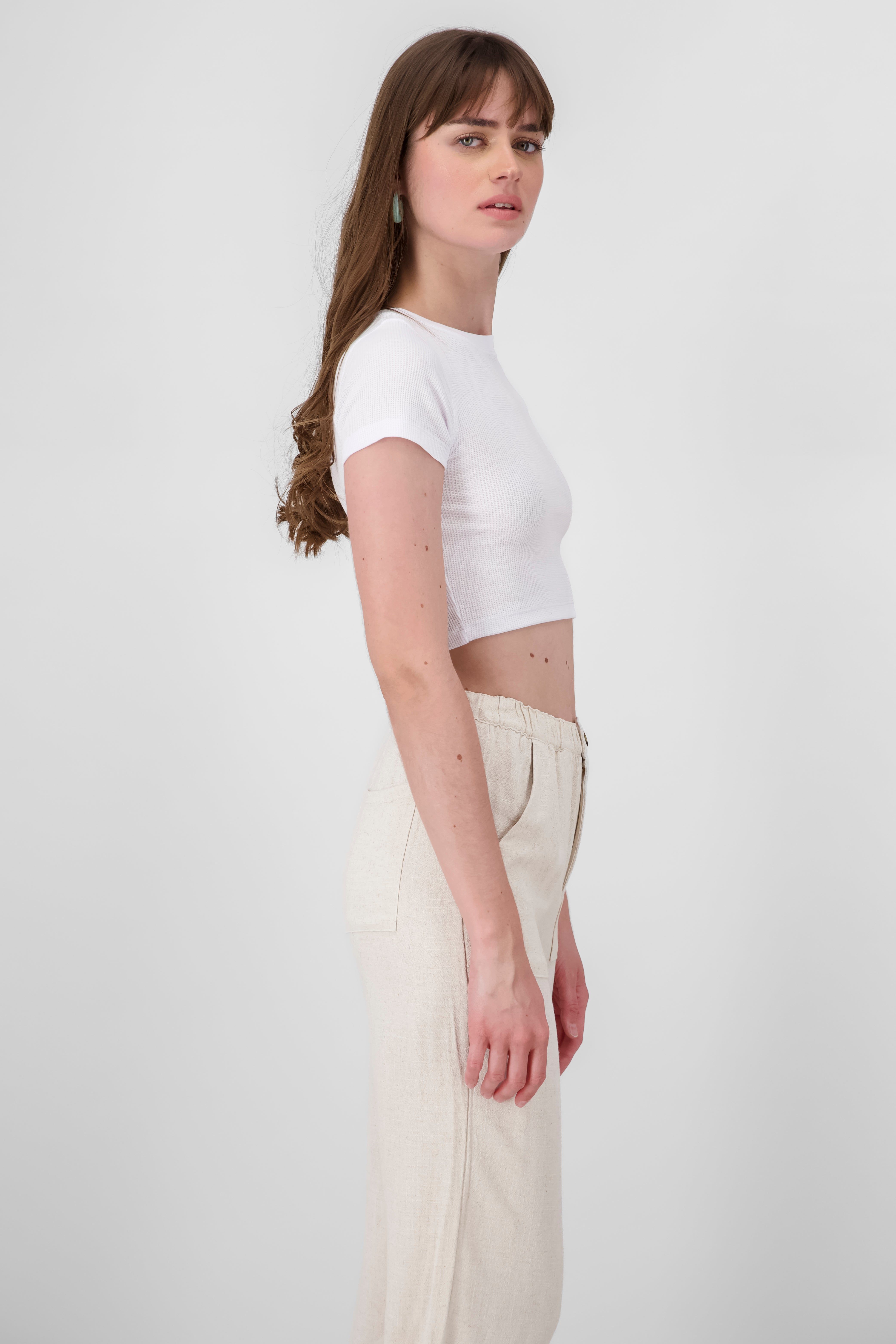 Top manga corta rib sold by Shasa product image thumbnail 3