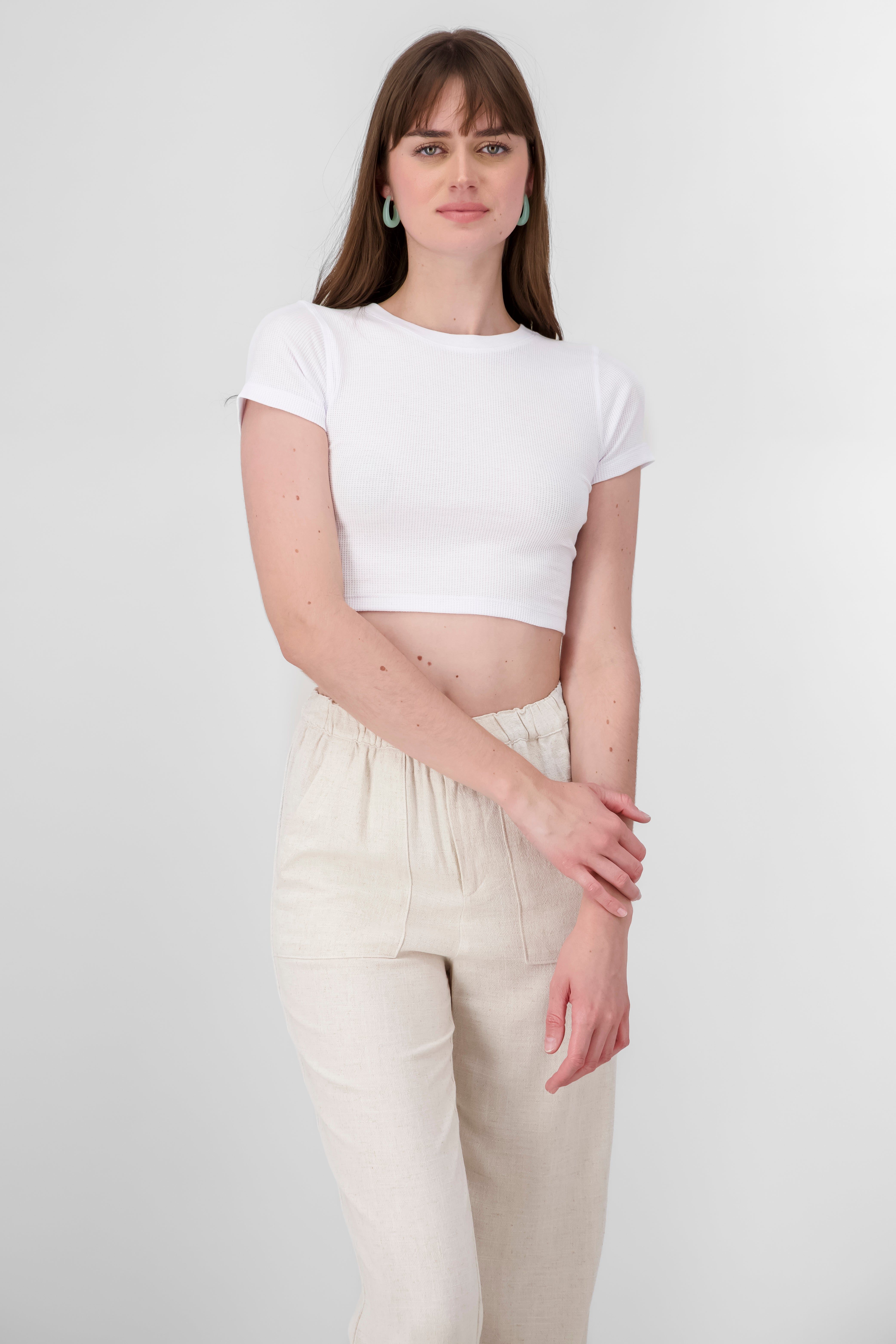 Top manga corta rib sold by Shasa product image thumbnail 2