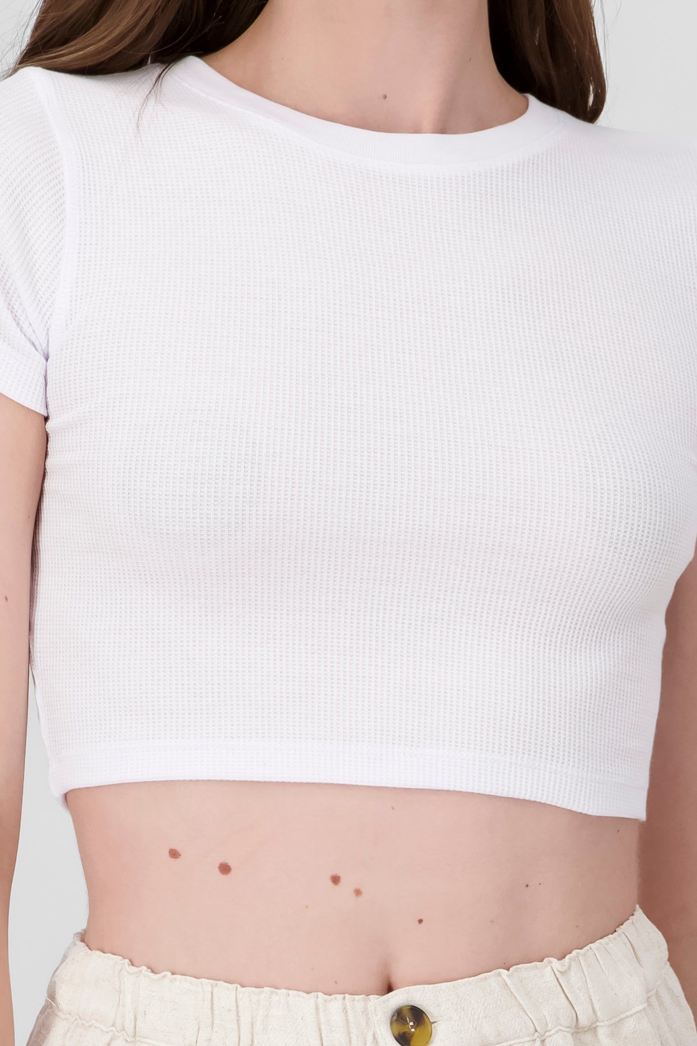 Top manga corta rib sold by Shasa product image thumbnail 5