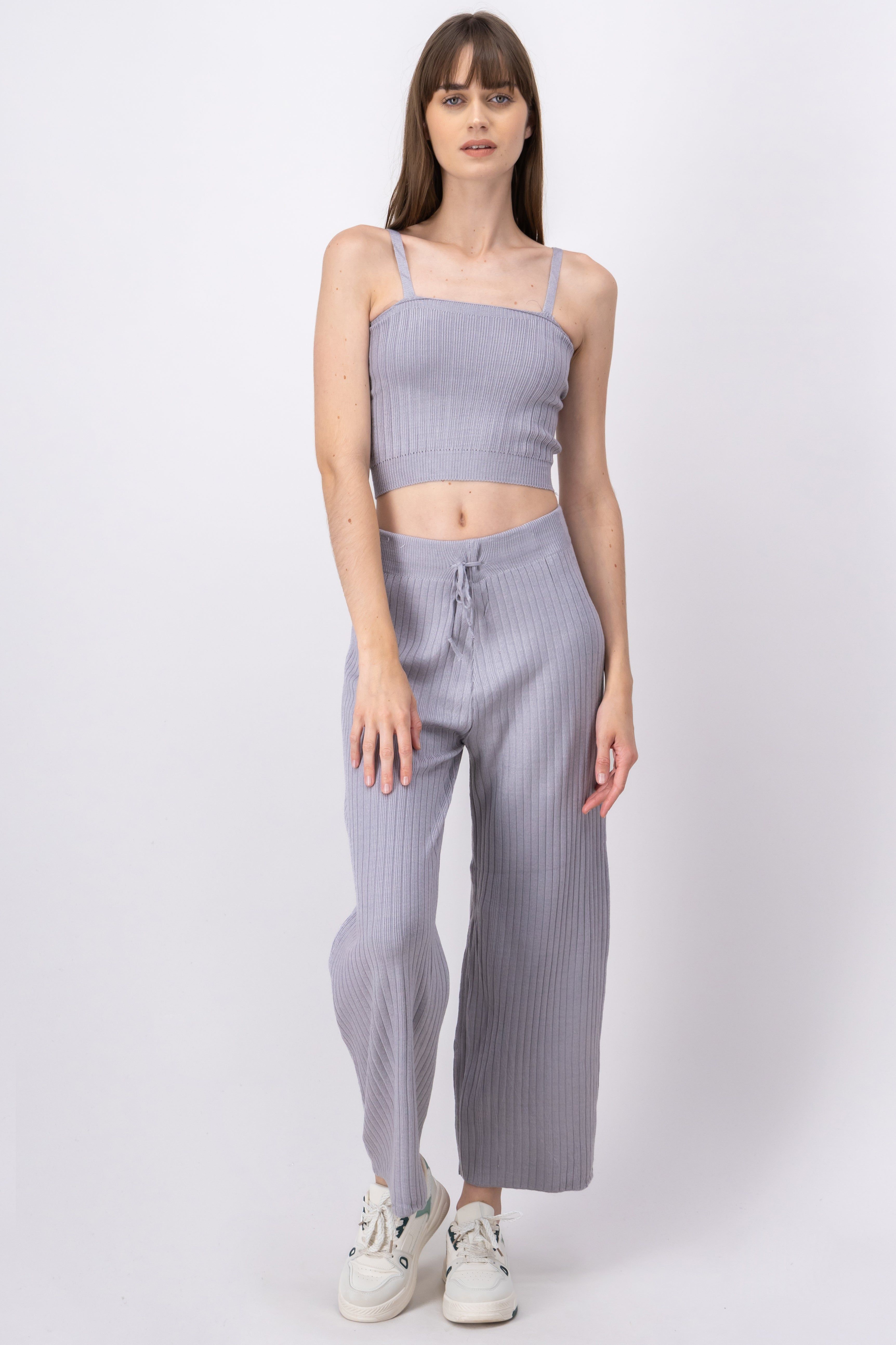 Pantalón tejido acanalado sold by Shasa