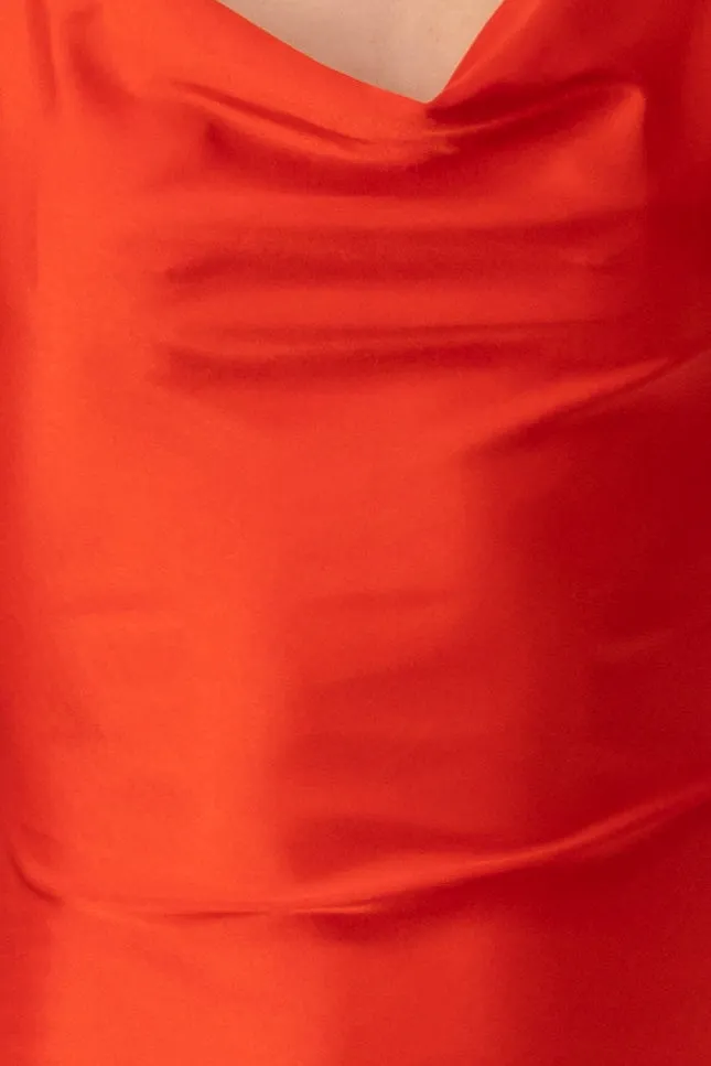 Vestido mini escote cascada liso sold by Shasa product image thumbnail 5