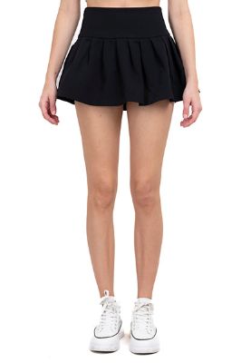 Falda mini plisada cintura ancha sold by Shasa