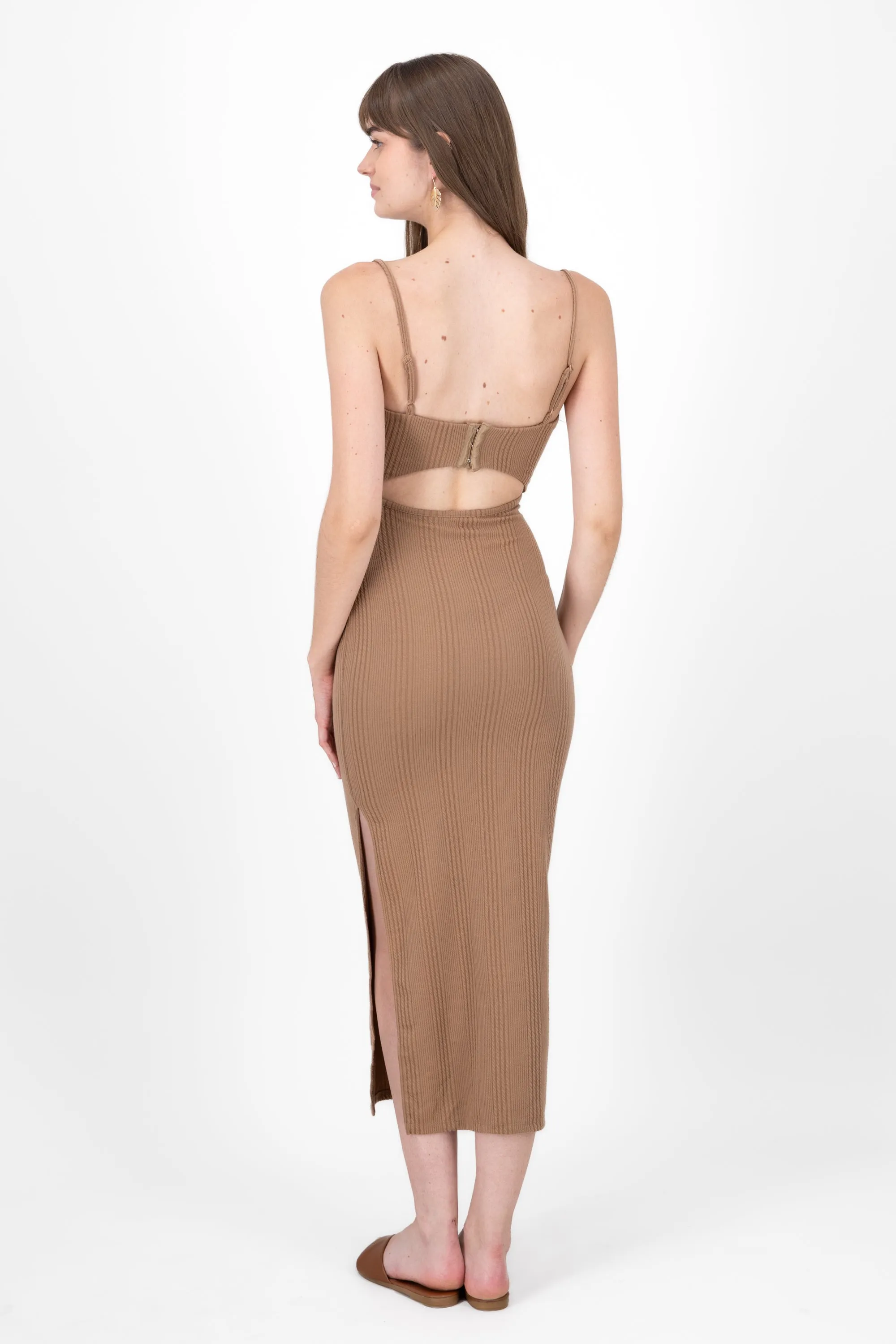 Vestido maxi con copas y textura sold by Shasa product image thumbnail 4