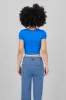 Top de doble tela con manga corta lisa sold by Shasa