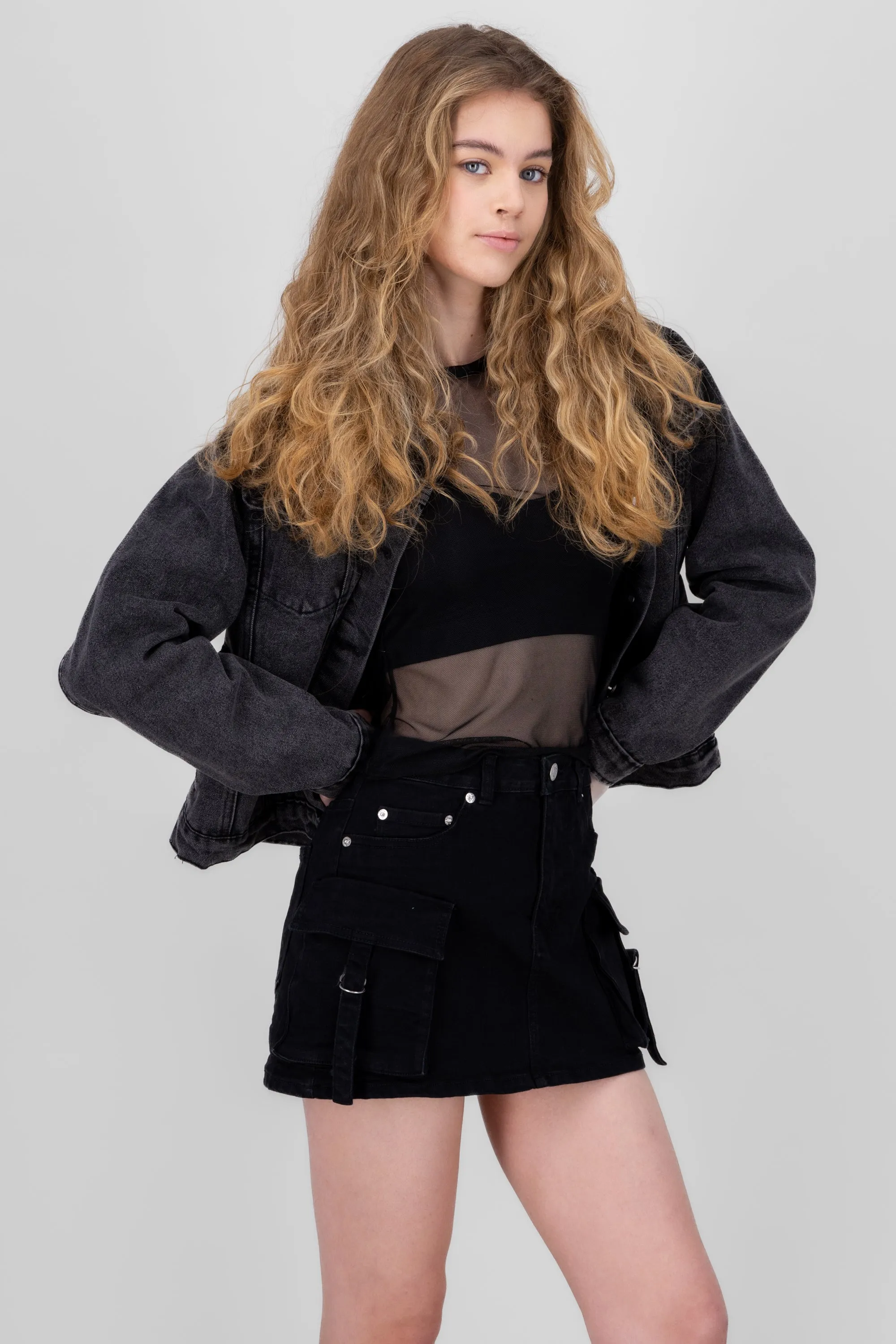 Chamarra trucker oversize sold by Shasa