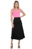 Falda midi satinada sold by Shasa