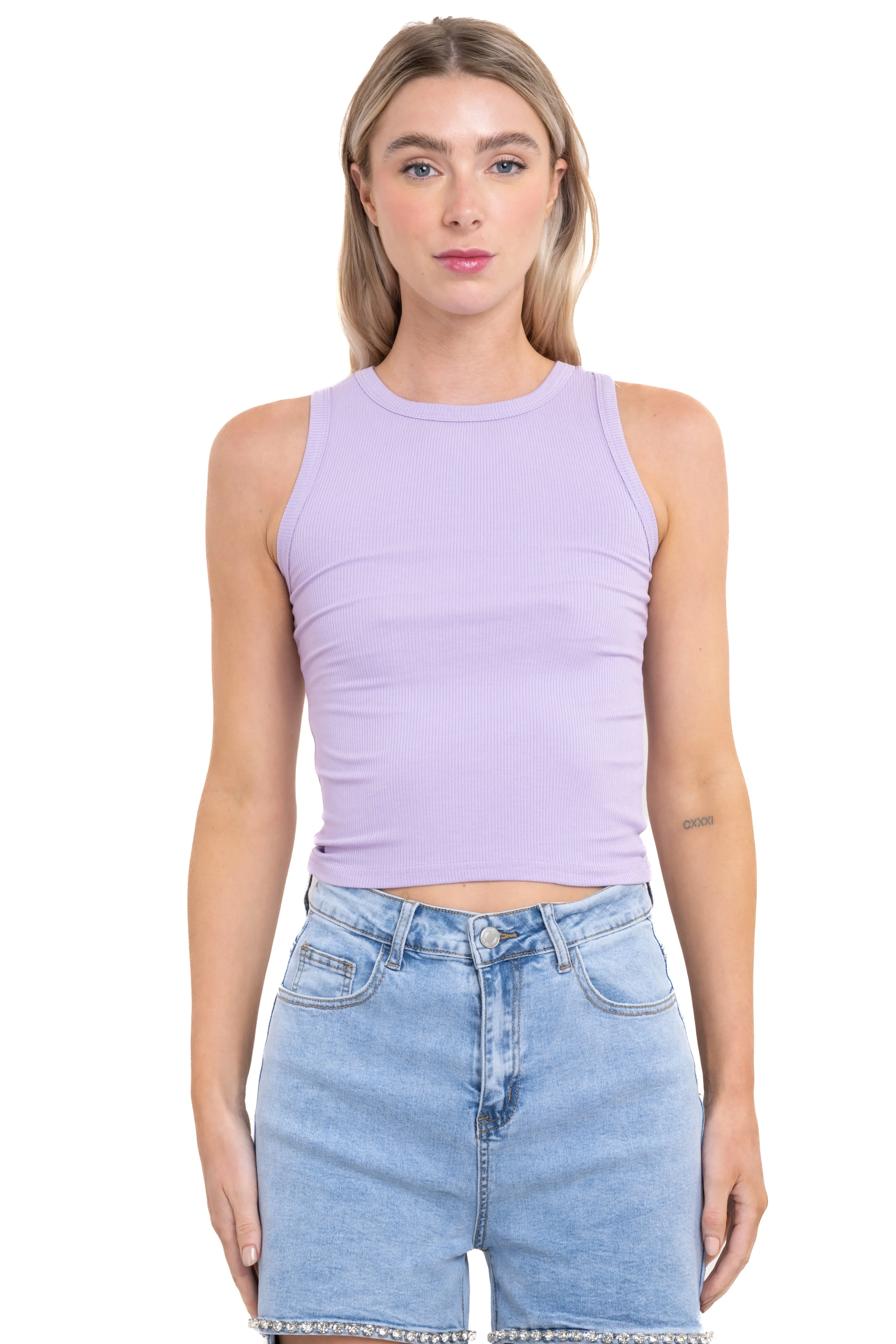 Top acanalado cuello redondo sold by Shasa product image thumbnail 2