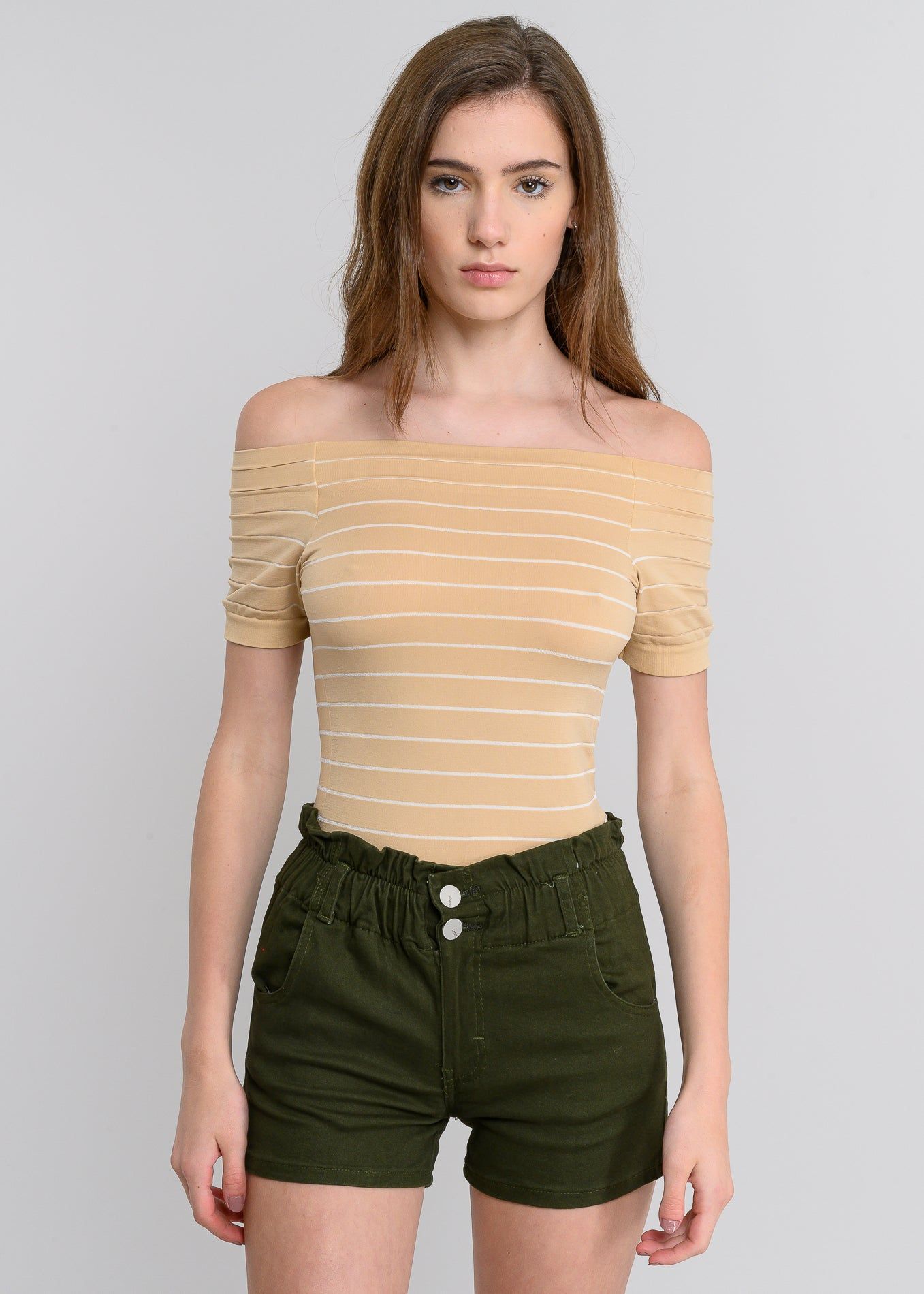 Bodysuit rayas hombro descubierto sold by Shasa product image thumbnail 2