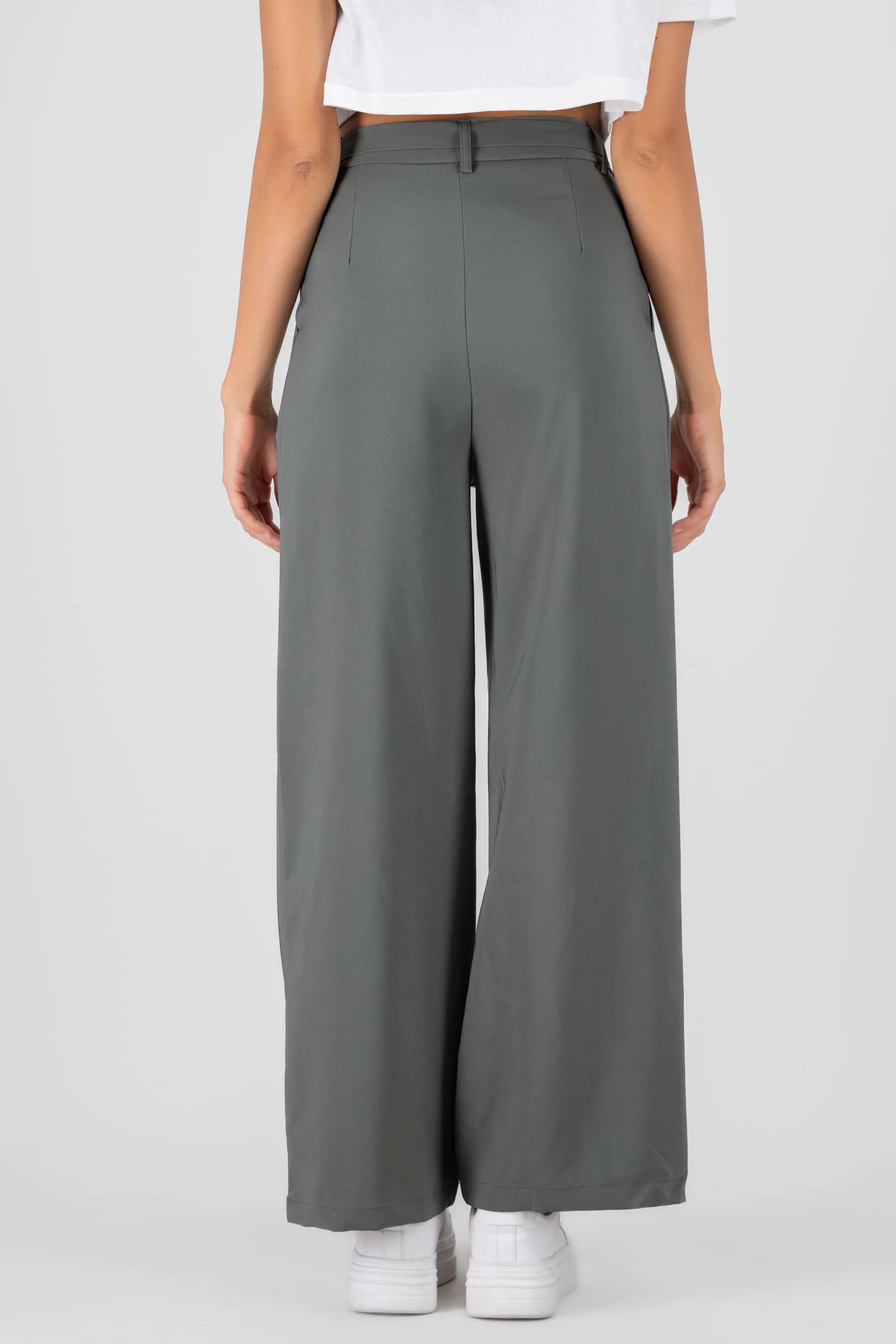 Pantalon amplio pinzas detalle cinturon sold by Shasa product image thumbnail 4