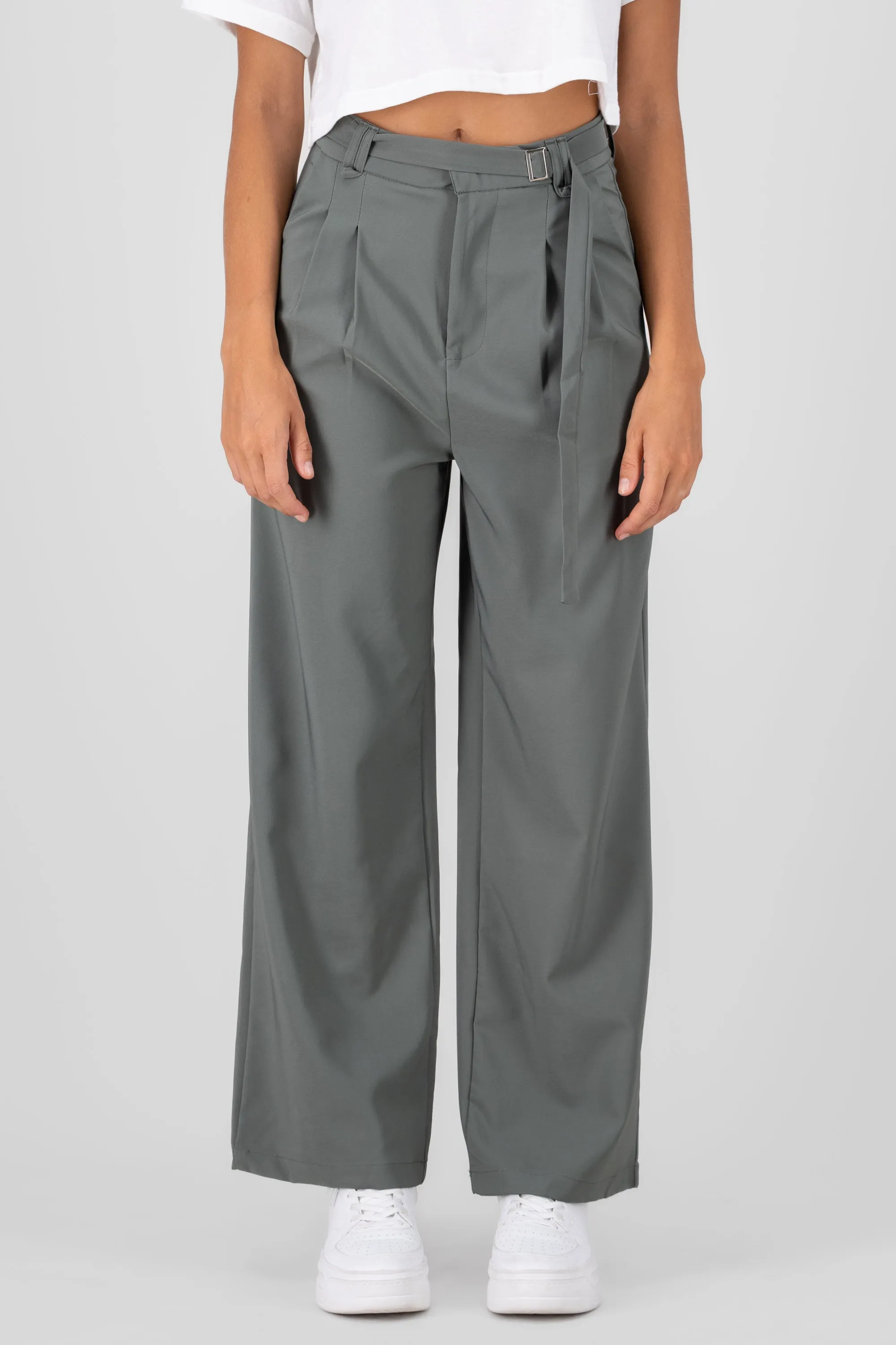 Pantalon amplio pinzas detalle cinturon sold by Shasa product image thumbnail 2