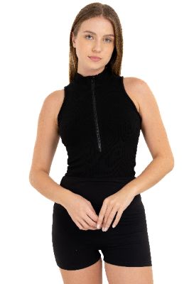 Bodysuit rib cuello alto sold by Shasa