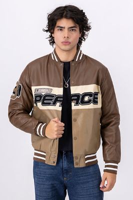 Chamarra efecto piel bordado Peace sold by Shasa