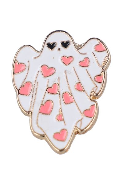 Pin fantasma corazones sold by Shasa